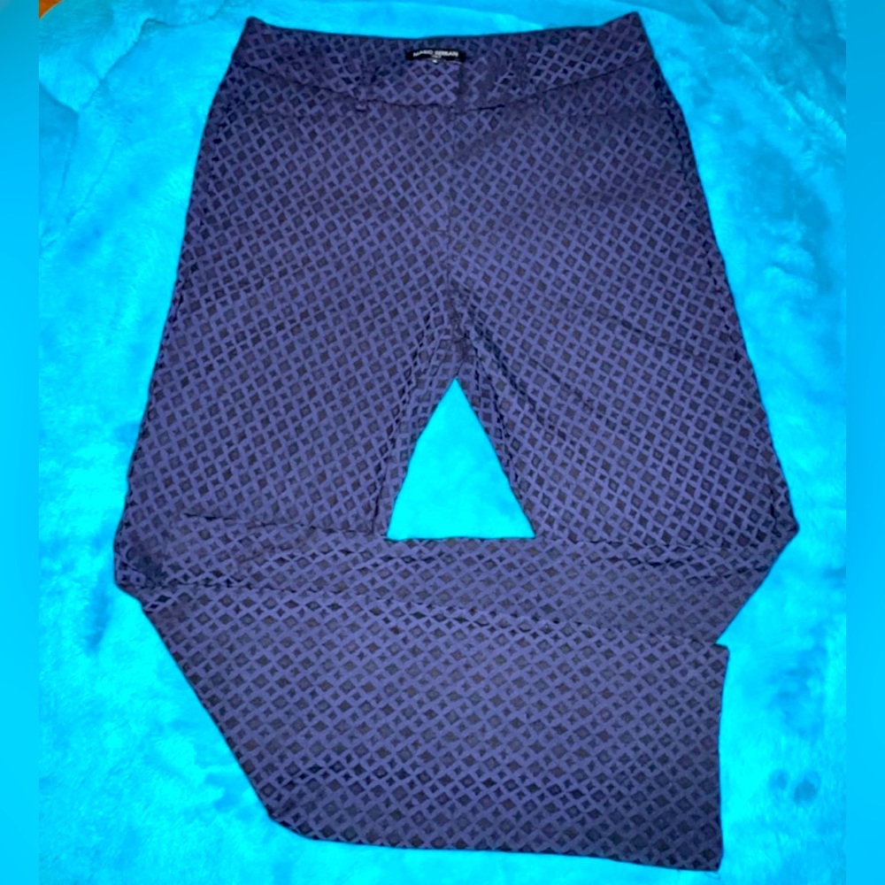 Navy BLACK DIAMOND design Mario Serrani size 4 dress pants